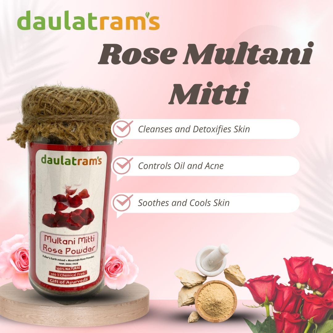 Mulatni Mitti Rose Powder
