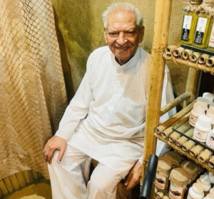 Daulat Ram Ji at his office Daulat Ram Ji at his office