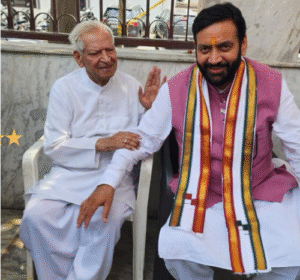 Daulat Ram Ji with CM Haryana Nayab Singh Saini Daulat Ram Ji with CM Haryana Nayab Singh Saini