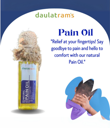 Daulatram's Pain Oil Poster